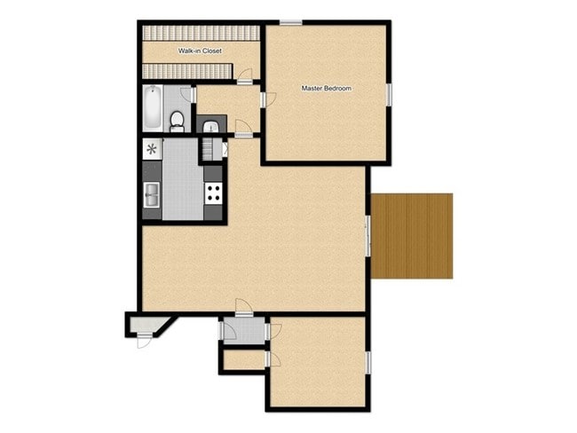2 Bedroom A - Planters Trace Apartment Homes