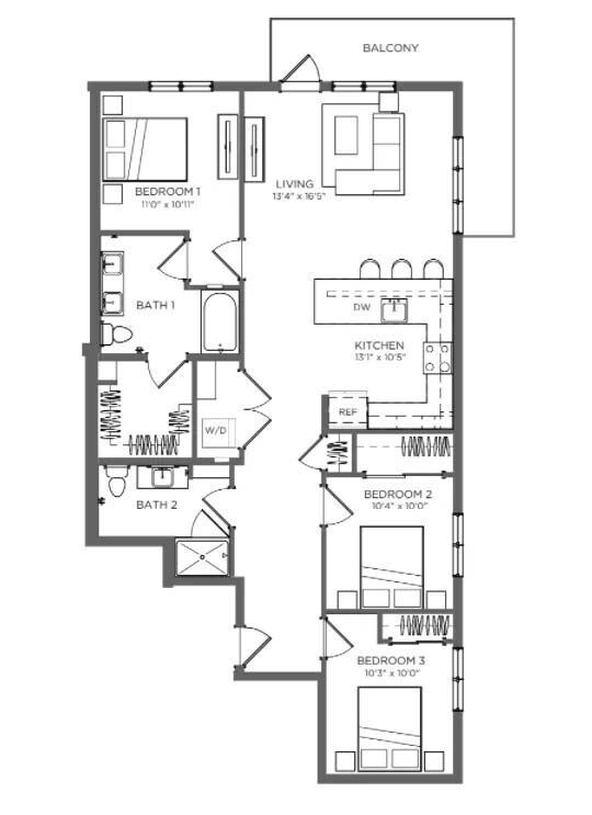 Floorplan - Zia Sunnyside