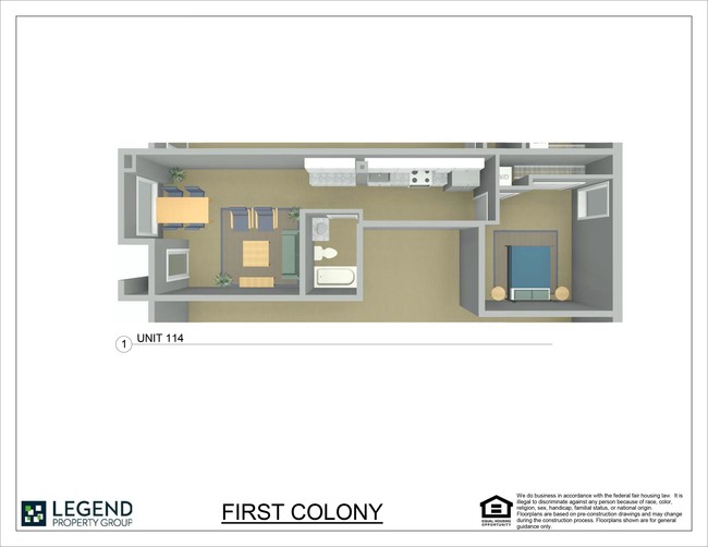 Floorplan - First Colony Flats