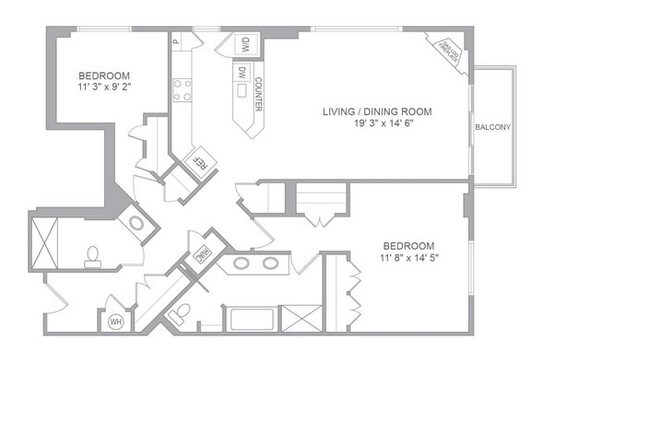 2BR/2BA - 1325 Pierce
