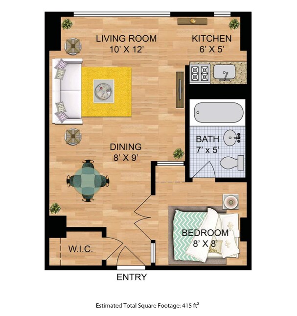 Building Photo - Spacious & Bright Junior One Bedroom at River Place North