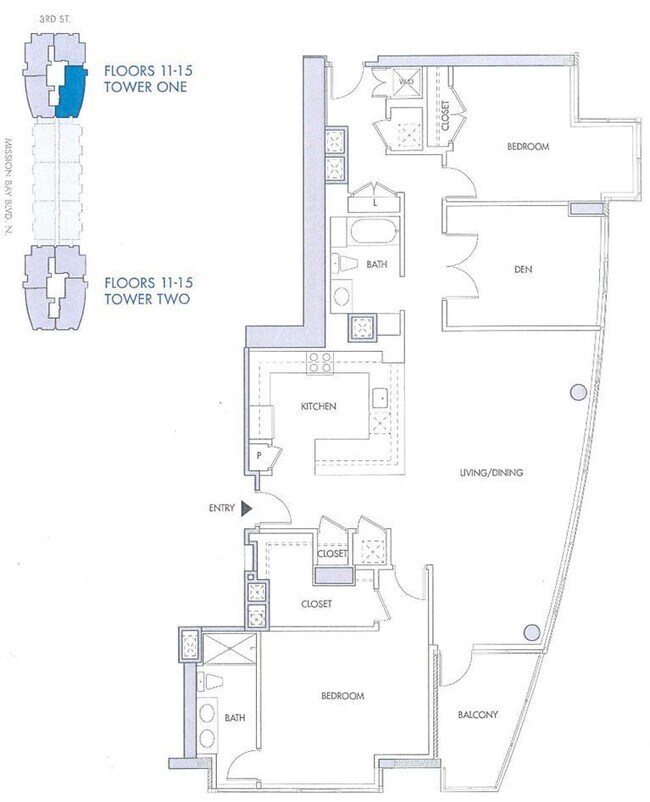 one of best floor plans in building - 480 Mission Bay Blvd N