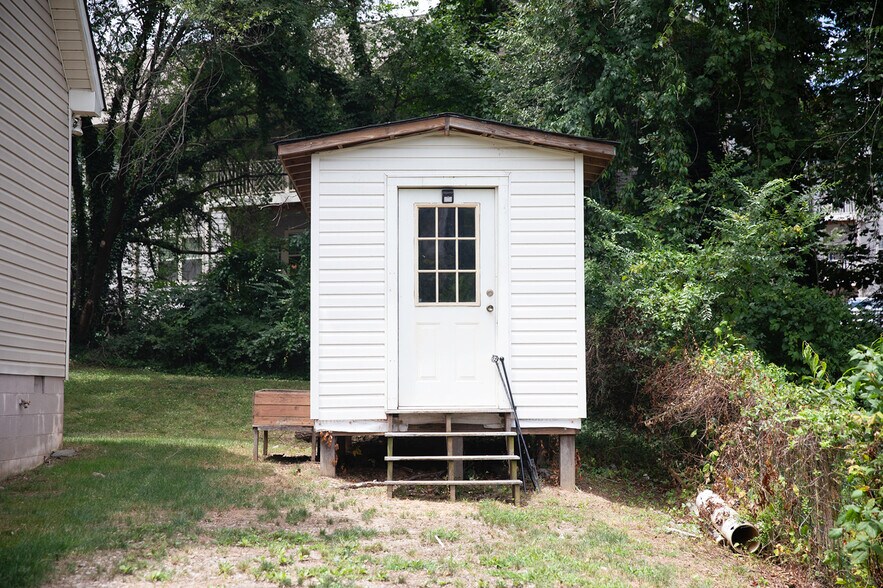 Large shed for outdoor storage and workshop space - 16 Townview Dr
