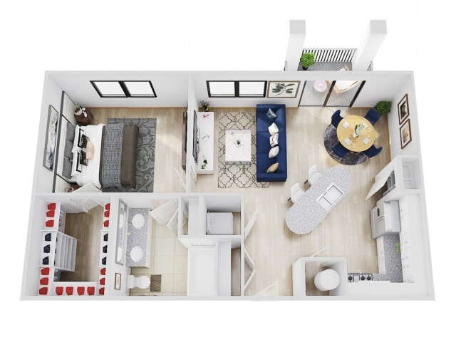 Foxtail | 1 Bed / 1 Bath - The Hamilton at Lakeside