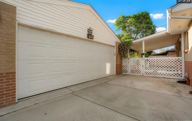 View from Garage to Enclosed Back Patio - 7261 Avrum Dr