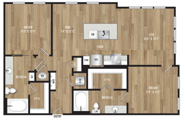 Floorplan - Victor Prosper