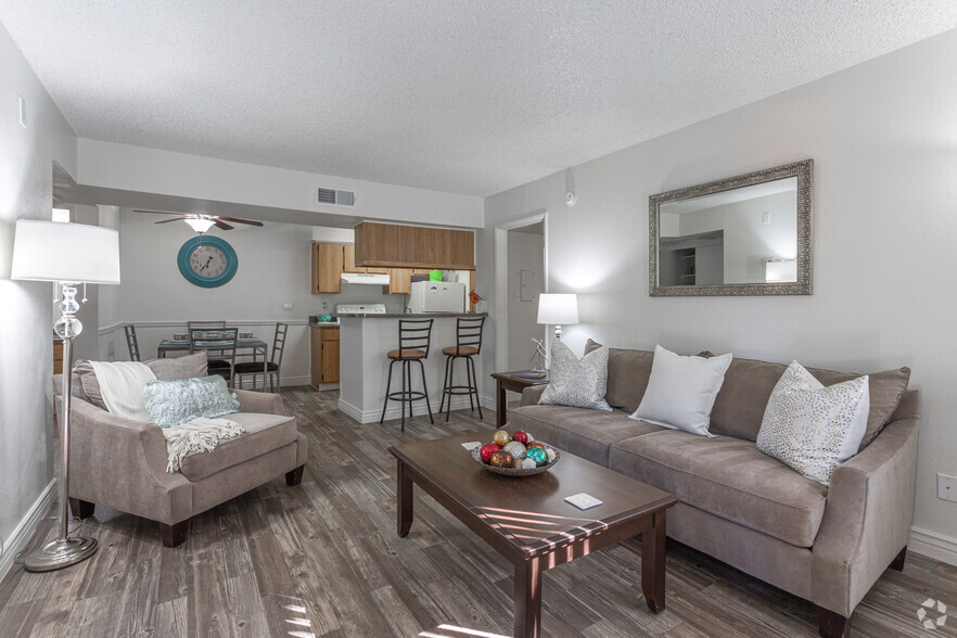 2BR, 2BA - Classic Living Room - Urban Walk Apartments