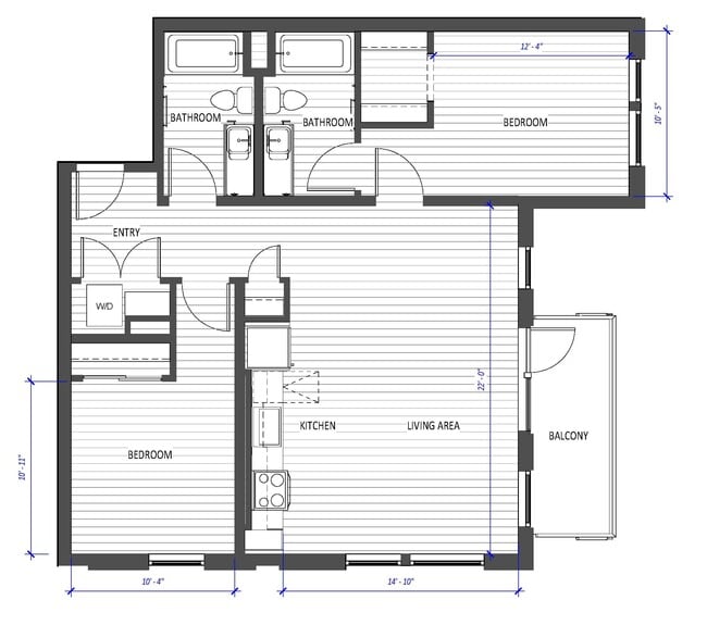 Floorplan - Hyas Point Apartments