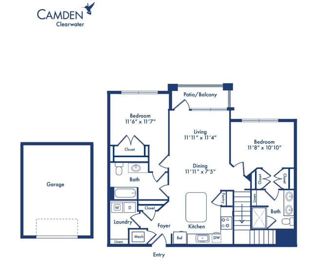 Floorplan - Camden Clearwater