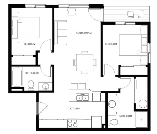 Floorplan - Residences on First