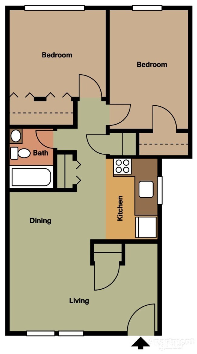 Floorplan - Oasis at Belmont - Beautiful Renovated Apartments