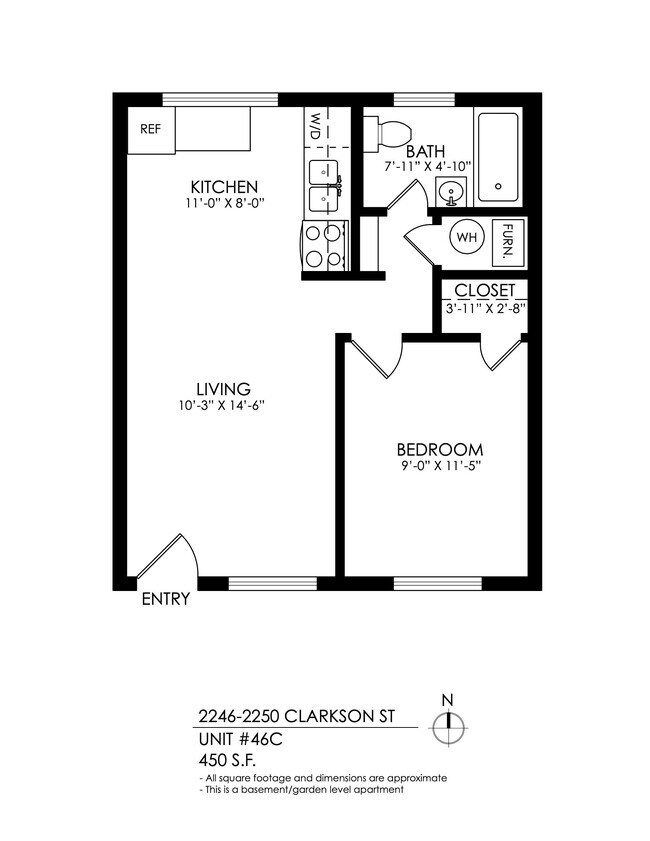Floorplan - 2246-2250 Clarkson