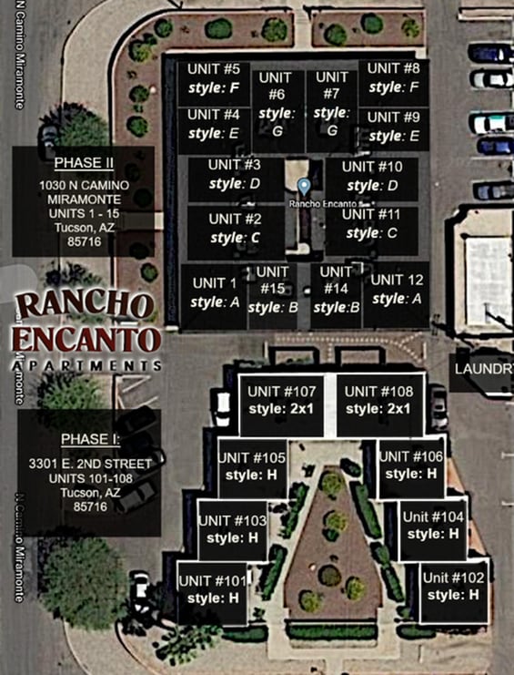 Rancho Encanto Map - Rancho Encanto