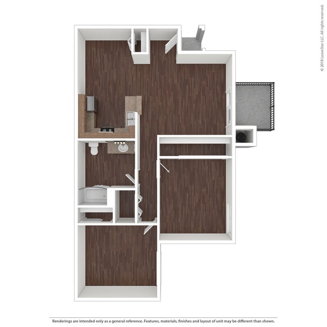 Floorplan - Westberry Square Apartments