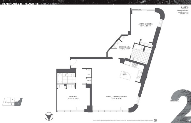 Floorplan - 2 Cooper Square