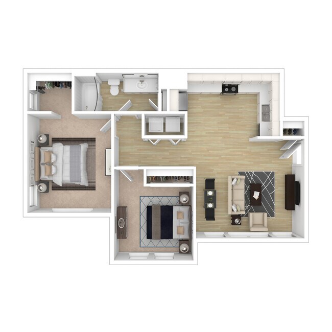Doe Floorplan 2x1 - Homestead Landing