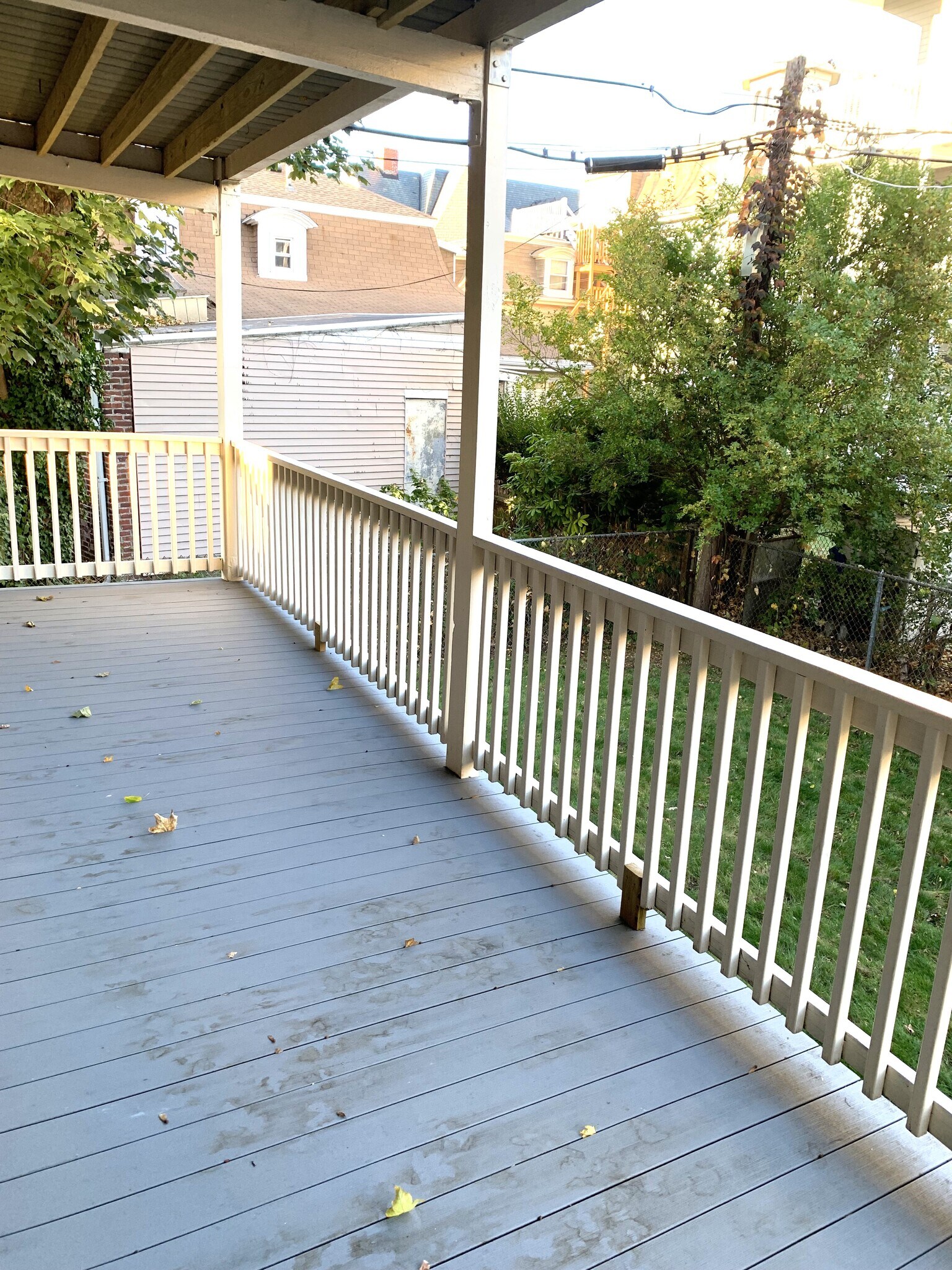 Private rear deck - 36 St Margaret St
