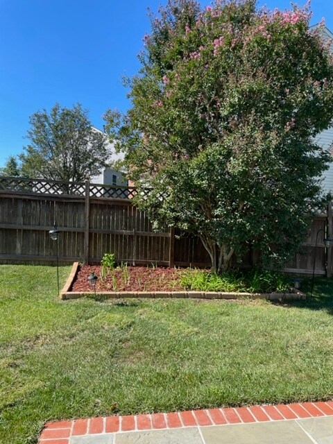 Fenced In backyard garden area - 9629 Overton Dr