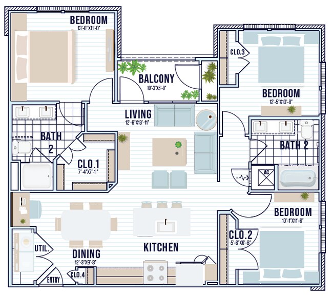 C1 | 1175 sq ft - Dakota at Shepherd