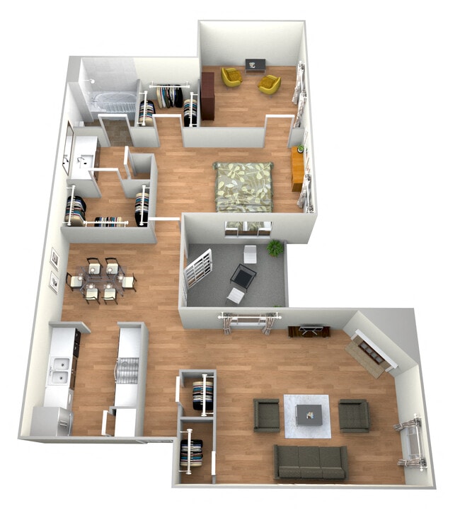 Floorplan - STATION 121 at Town Center Apartments
