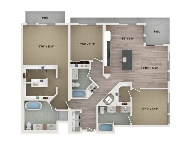 Penthouse C1 - CW OLD- Sugarmont Apartments & Townhomes
