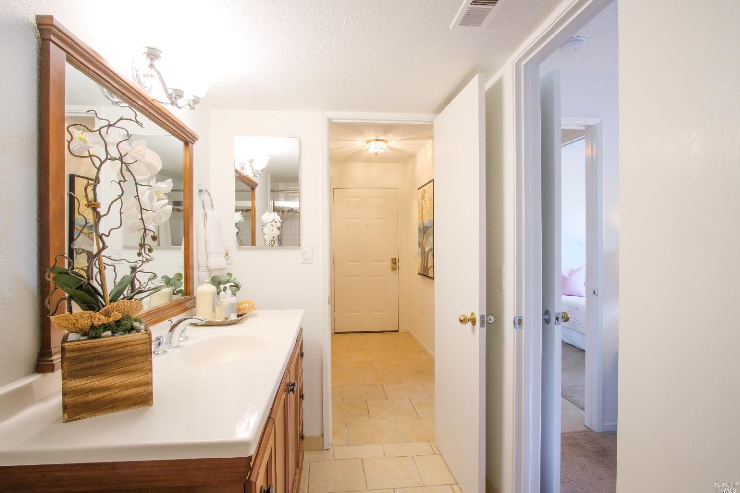 Bathroom view looking into hall - 15 Hector Ln