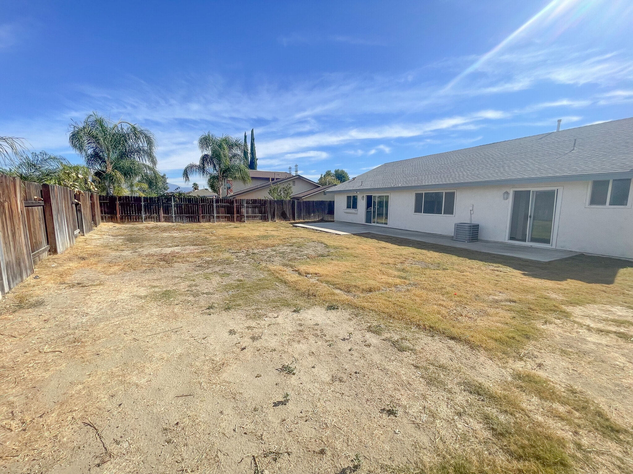 Back Yard looking East - 25770 Mariposa St