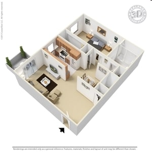 1BR/1BA - The Edison