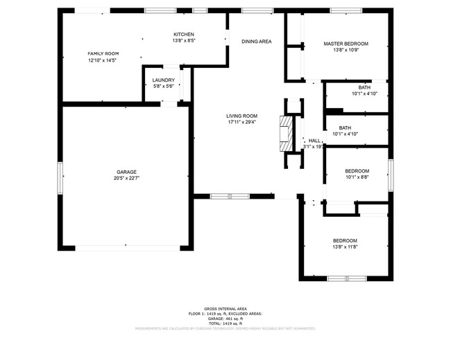 Building Photo - Classic rambler has 3 bedrooms, 1.75 baths...