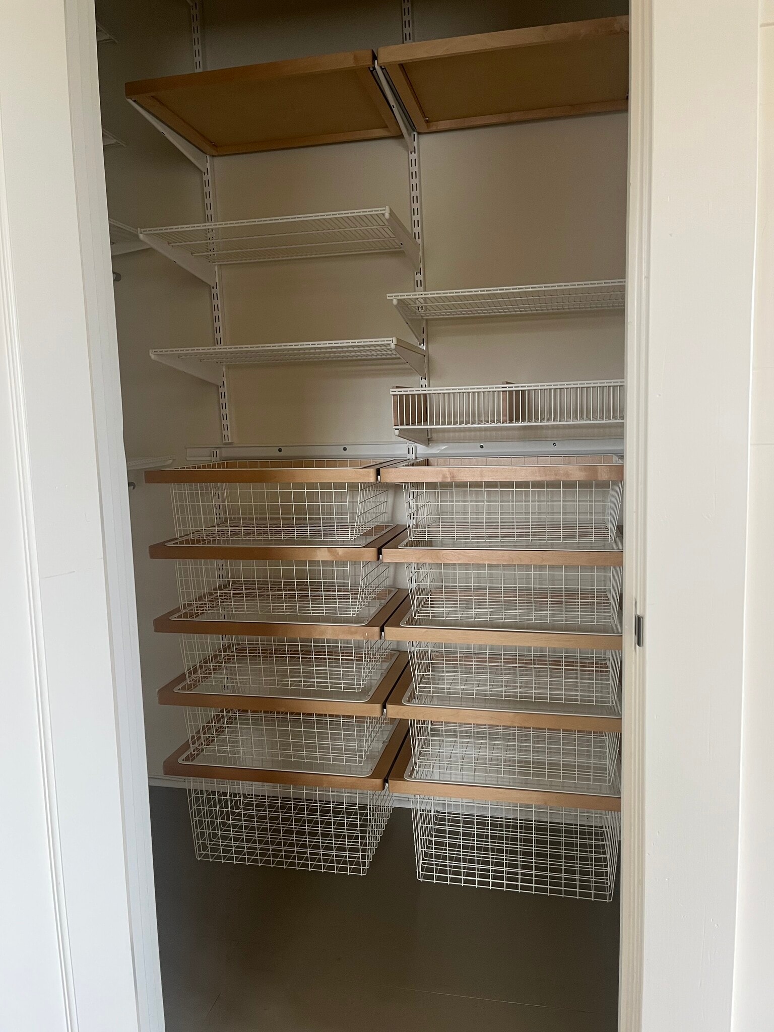 Custom closet in primary bedroom - 308 14th St