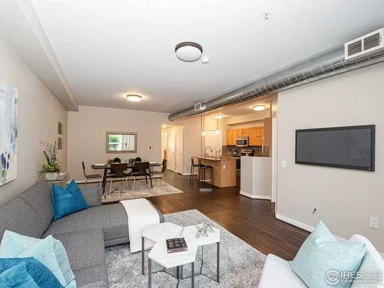 Open kitchen/dining/living room - 2850 E College Ave
