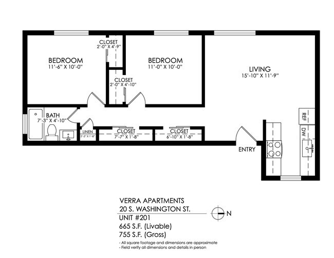 Floorplan - Verra Apartments
