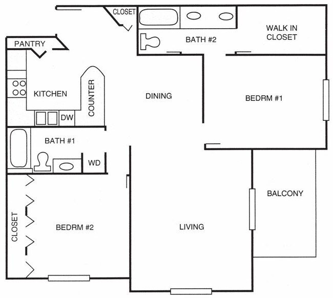 2BR/2BA - Wilshire Manor Apartments