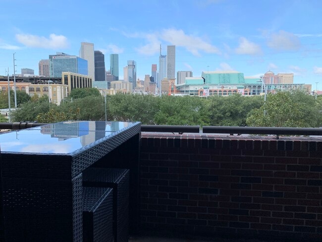 View of downtown from balcony - 505 Bastrop St