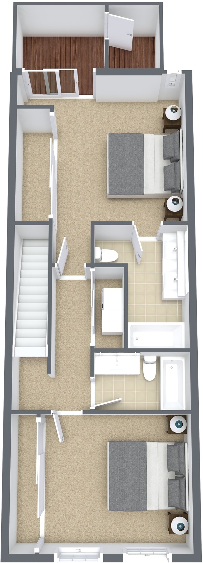 Floorplan - Cambridge Court Townhomes