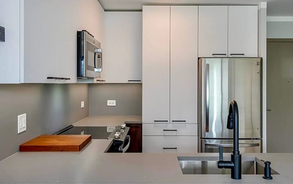 Full pantry and deep pots/pan drawers unheard of in 750sf - 3100 N Lake Shore Dr