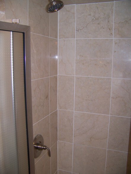 Marble shower surrounds - 24 Forest Hills Dr