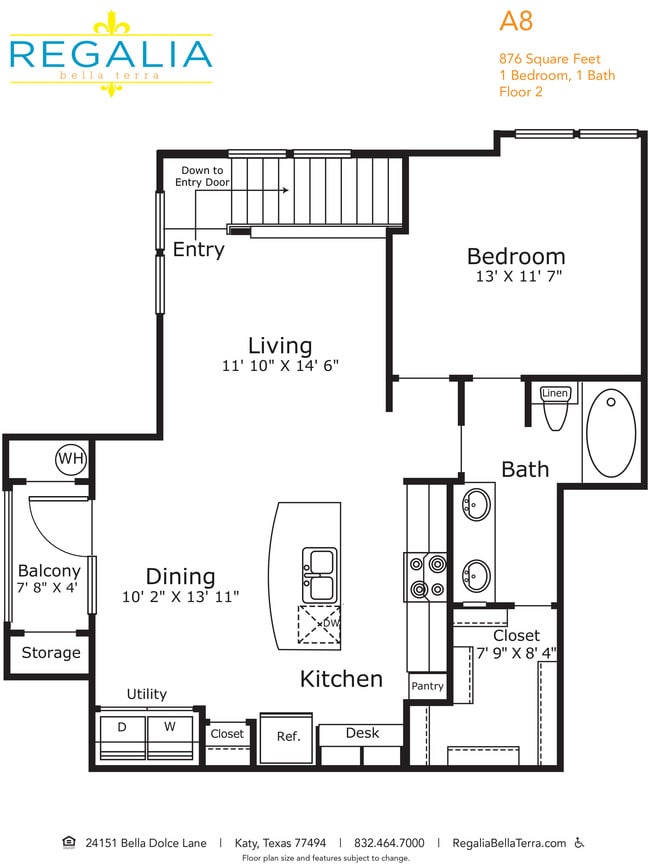Floorplan - Regalia Bella Terra apartments