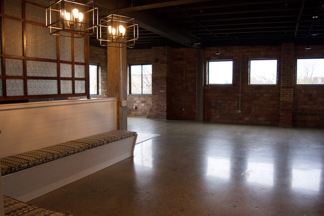 View of Dining area into living area - 438 E Brackenridge St