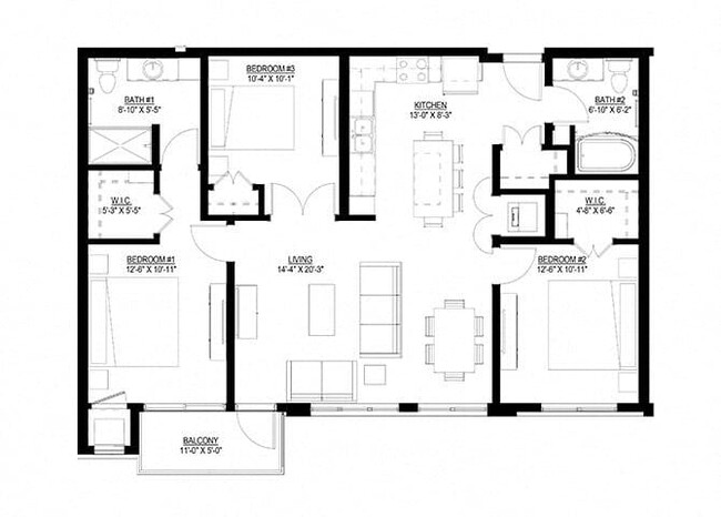 Floorplan - Union Flats