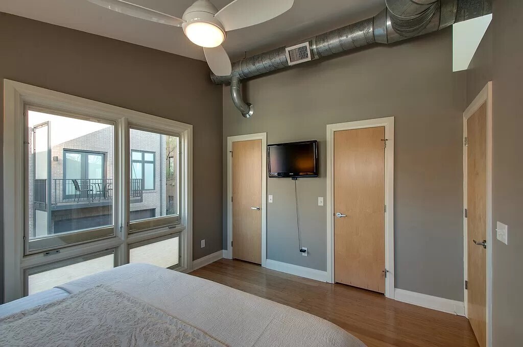 Two large bedroom closets. - 324 Van Buren St