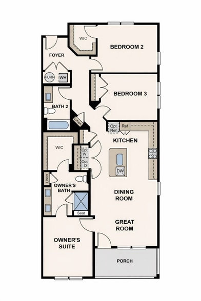 floor plan - 4455 Reed Creek Dr