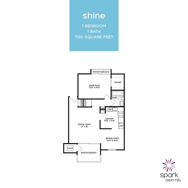 Floorplan - Spark Oxon Hill