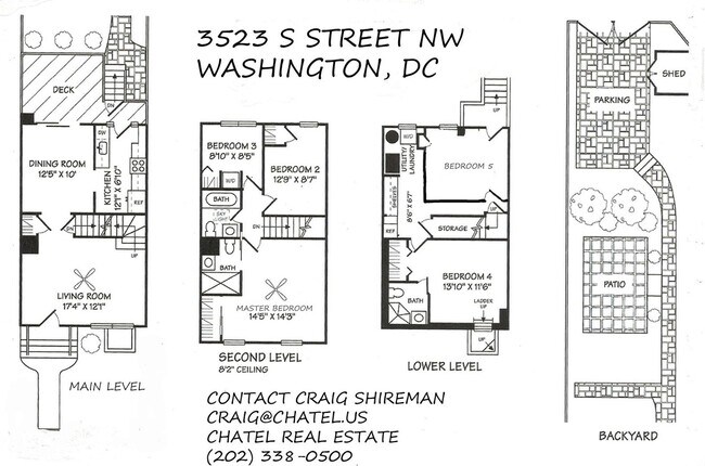 Building Photo - Georgetown near GT Medstar Hospital, Chic Rowhouse 5br/3Ba w/Yard, Deck, Parking