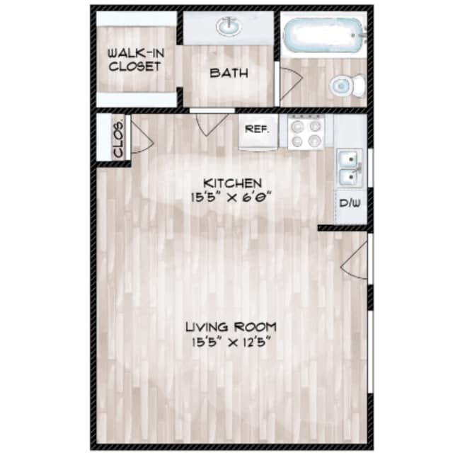 Floorplan - Escondido Apartments