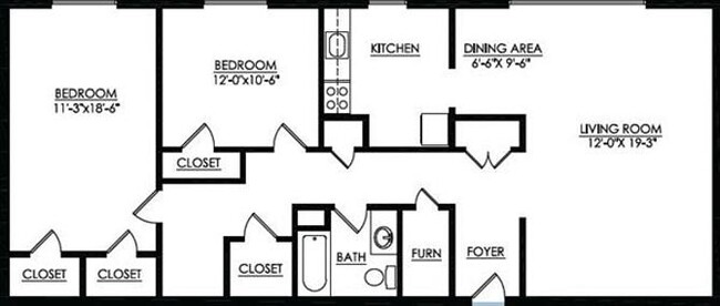 Floorplan - North Park Terrace Apartments