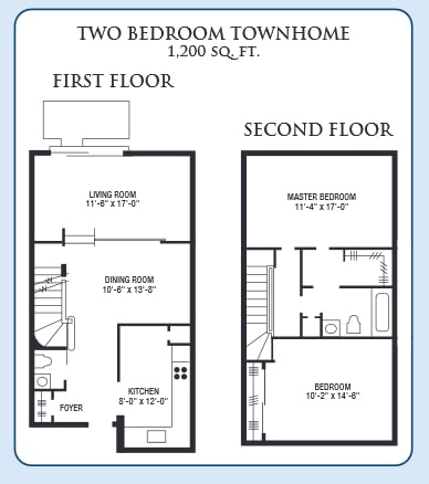 2BR/1.5BA - Woods Mill Park Apartments & Townhomes