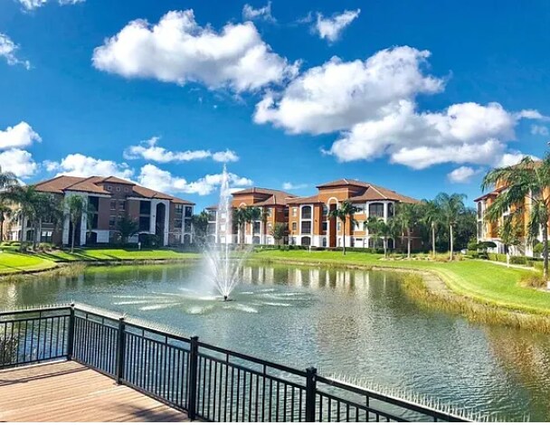 View on pond from the pool - 8351 38th Street Cir E