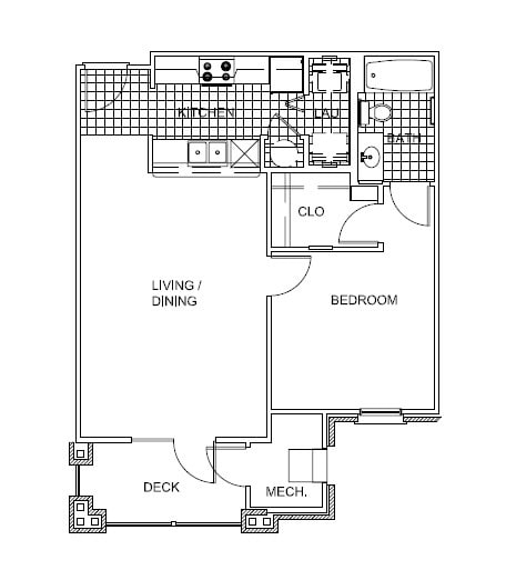 Floorplan - Laurel Hill Senior Apartments