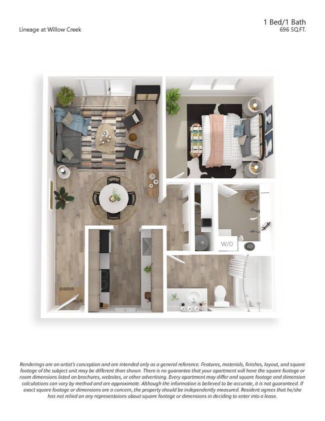 Floorplan - Lineage at Willow Creek